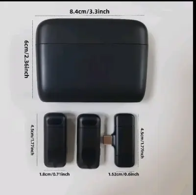 Micrófono inalámbrico con estuche de carga - miniatura 2