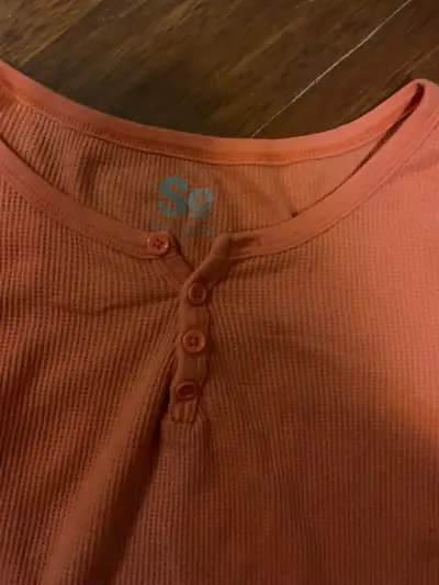 Polera manga larga color naranja - miniatura 3