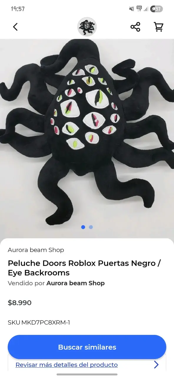 Set de peluches juego "Doors"de Roblox - 2
