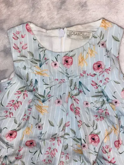Vestido infantil floral Losan - miniatura 4