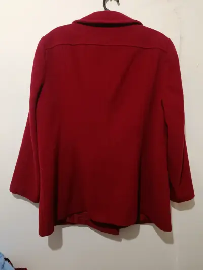 Abrigo rojo de mujer marca Lebek - miniatura 4