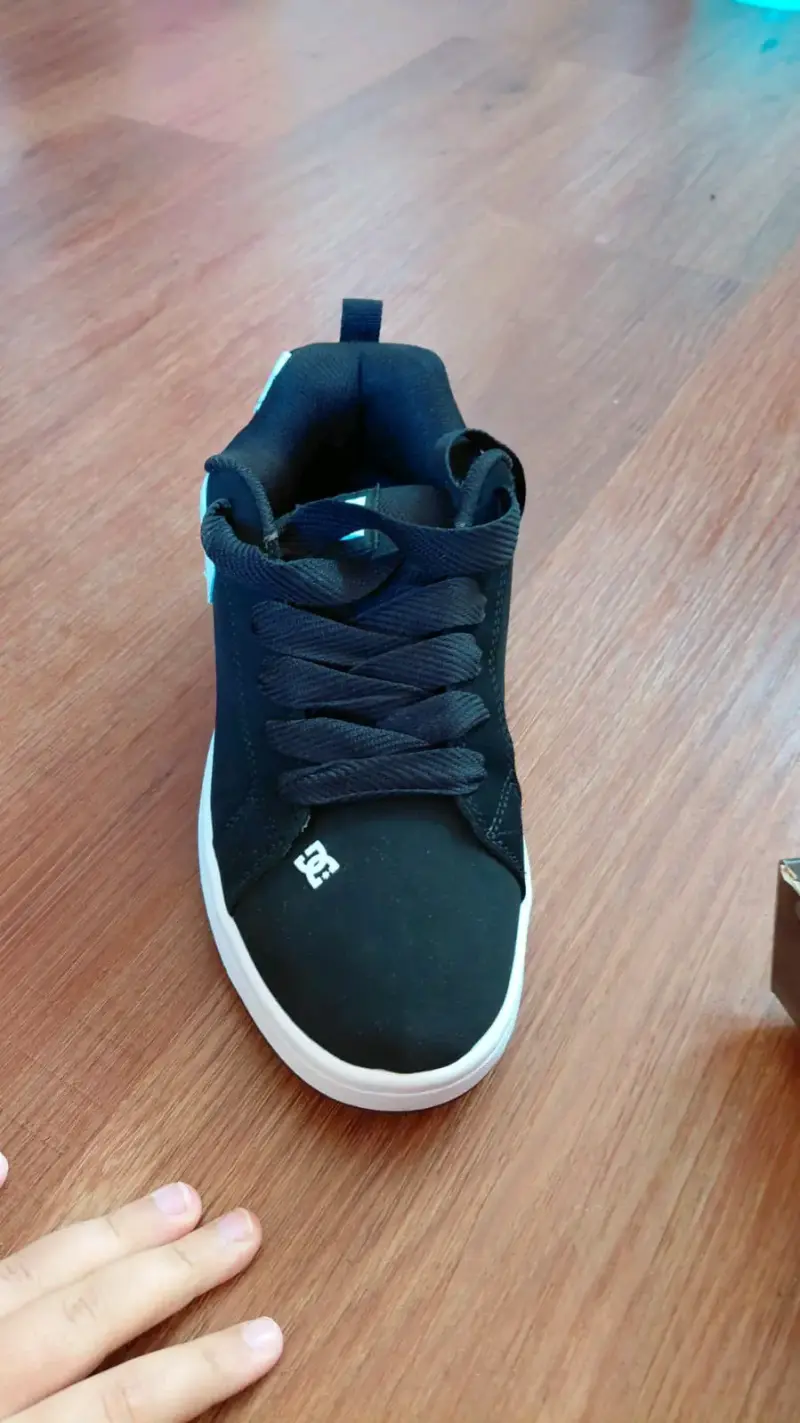 Zapatillas DC negras de mujer - 3