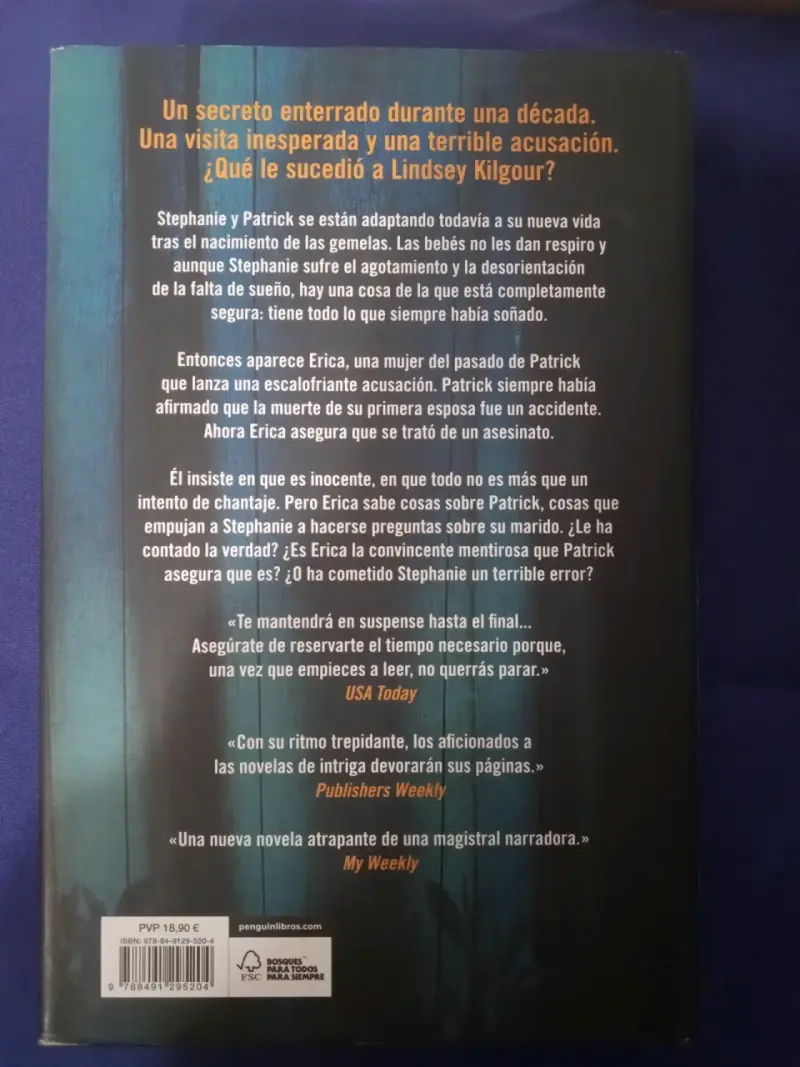 Su Último Día, Shari Lapena. Libro. - 2