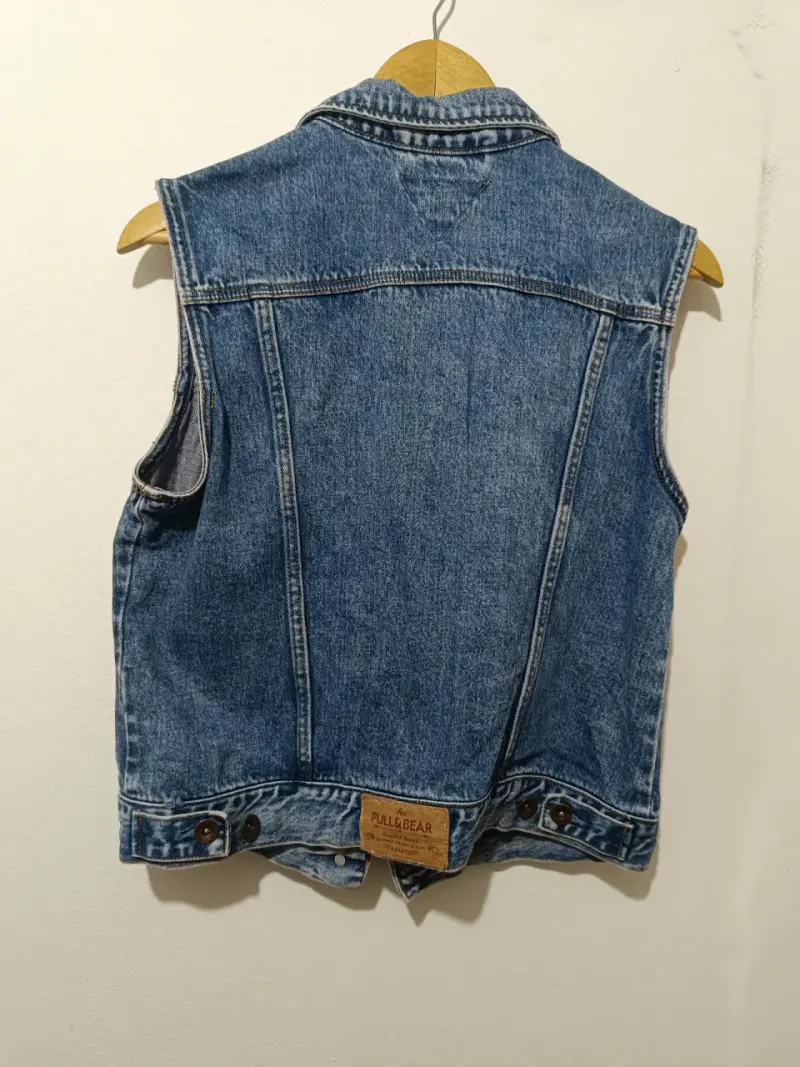 Chaleco de mezclilla sin mangas Pull&Bear - 3