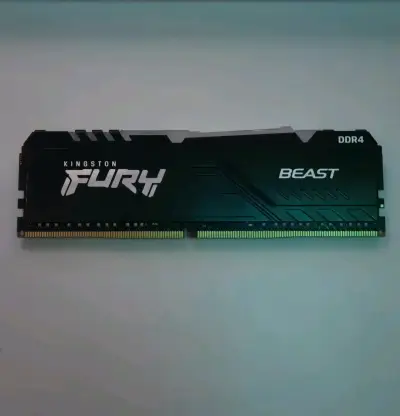 Memoria RAM Kingston Fury Beast DDR4 8gb RGB - miniatura 1