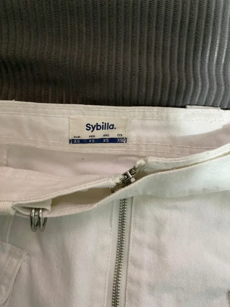 Pantalones blancos Sybilla talla XS - 1