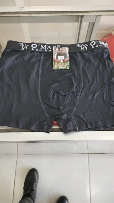 Calzoncillos O'Mas de bambú color negro pack 3 - miniatura 1