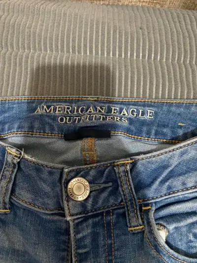 Jeans desgastados American Eagle azul - miniatura 2