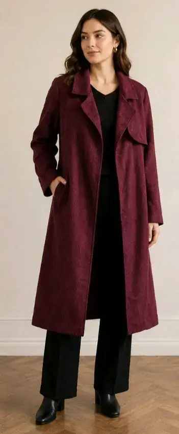Abrigo Mujer largo de Paño M - miniatura 1