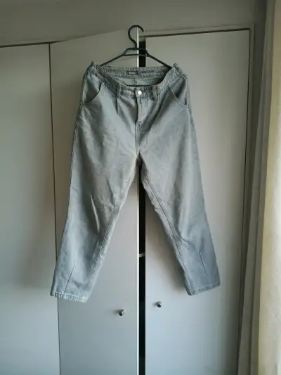 Jeans gris claro mujer talla 42 - miniatura 1