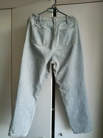 Jeans gris claro mujer talla 42 - miniatura 3