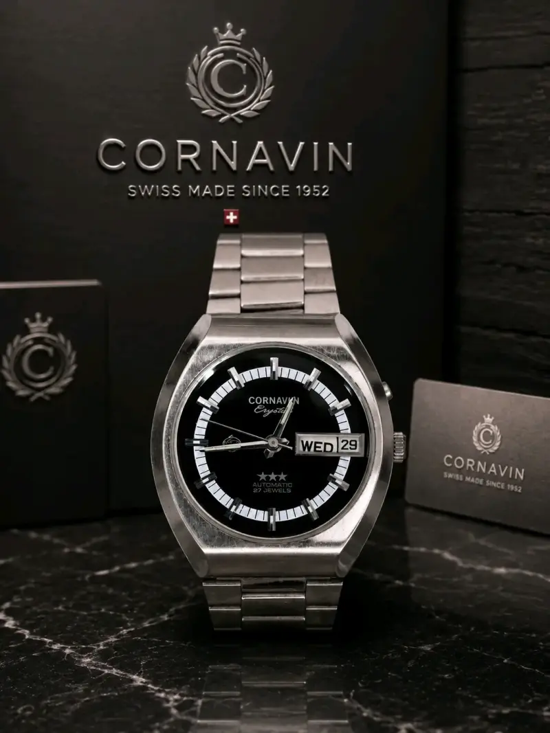 Reloj Cornavin automático suizo acero inoxidable - 1