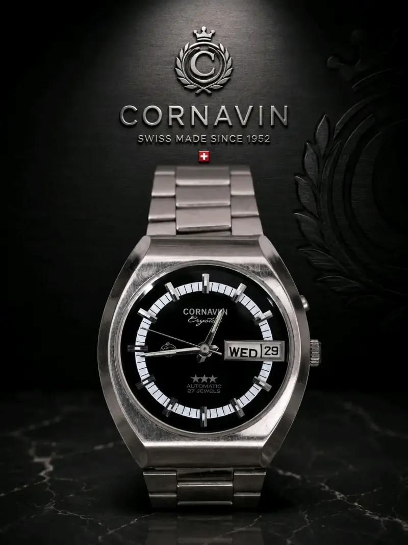 Reloj Cornavin automático suizo acero inoxidable - 2