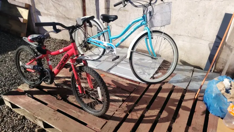 Bicicleta urbana Rave azul con canasto - 3