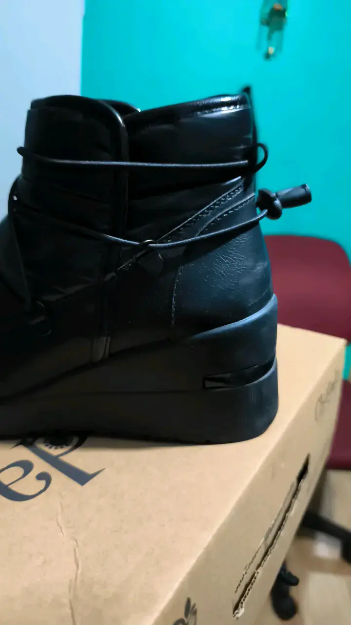 Botines negros talla 38 - 4