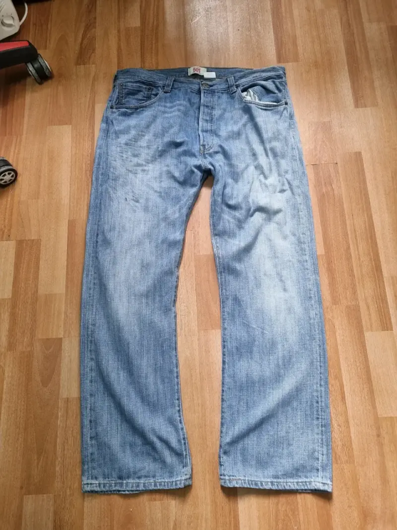 Jeans Levi's 501 clásicos azul 38x30 - 2