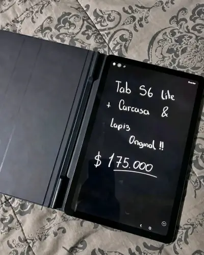 Tablet Samsung Tab S6 Lite con carcasa y lápiz - miniatura 1