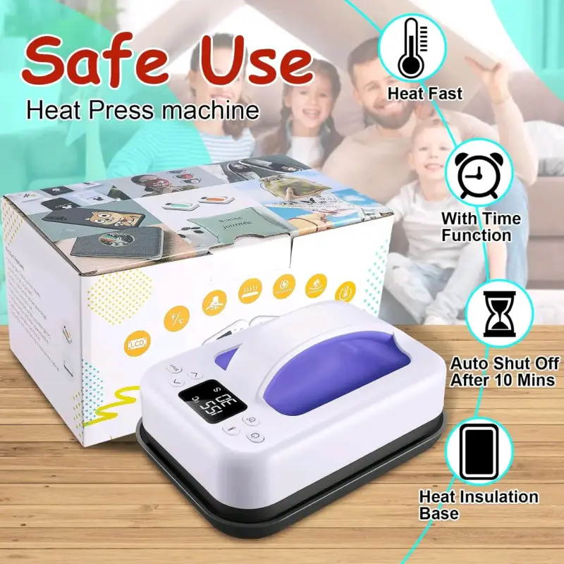 Mini prensa de calor portátil para manualidades - 5