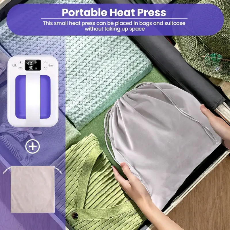 Mini prensa de calor portátil para manualidades - 6