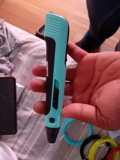 Lápiz 3D de impresión portátil azul - miniatura 1