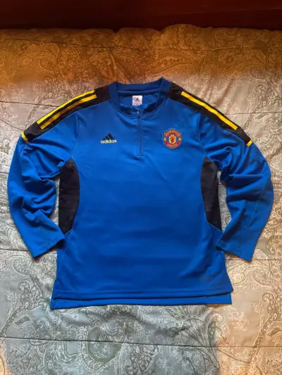 Polerón Adidas Manchester United azul - miniatura 1