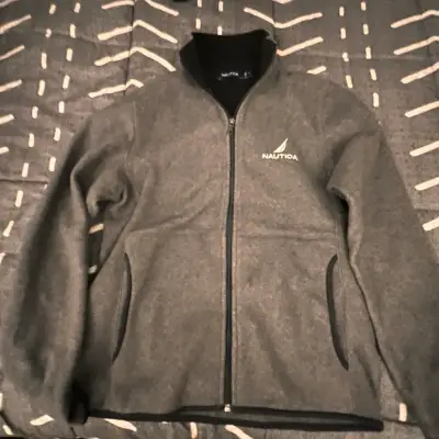 Chaqueta polar Nautica gris con cierre - miniatura 1