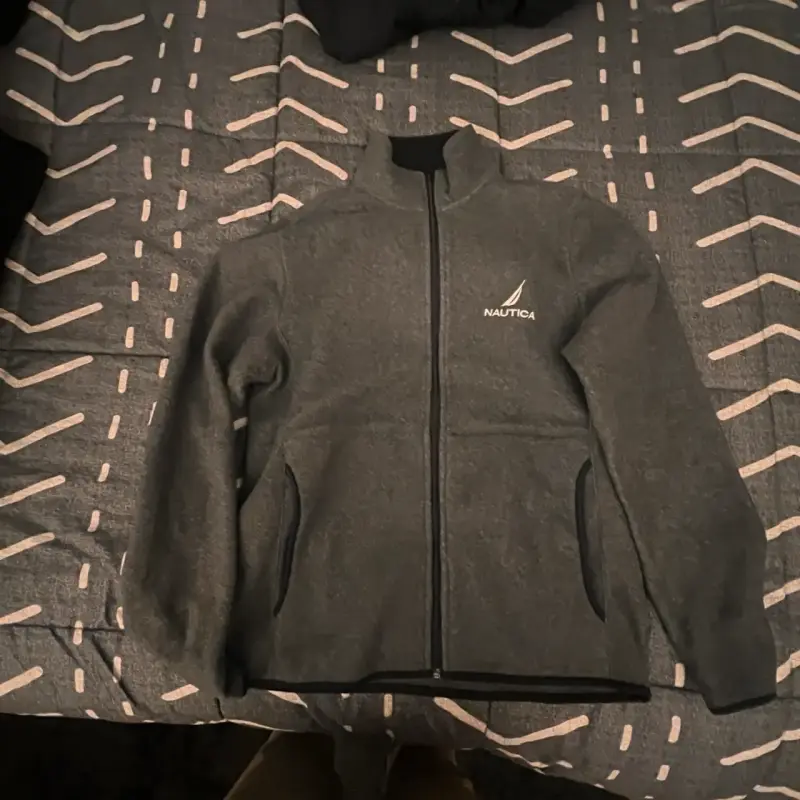 Chaqueta polar Nautica gris con cierre - 5