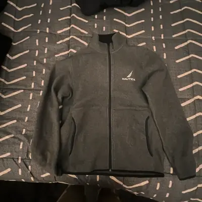 Chaqueta polar Nautica gris con cierre - miniatura 5