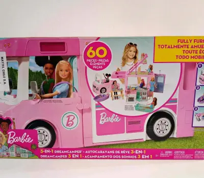 Autocaravana Barbie 3 en 1 Dreamcamper - miniatura 1