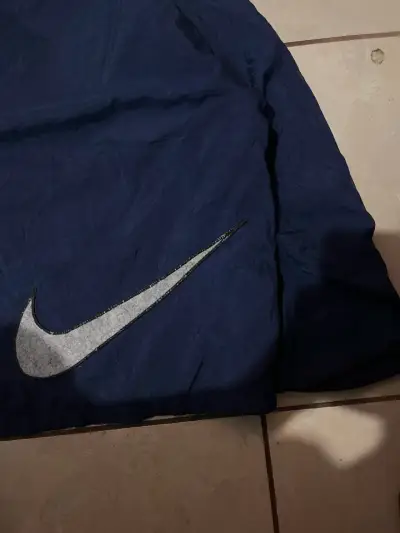 Chaqueta azul con capucha Nike de los años 90 - miniatura 2