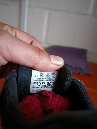 Zapatillas deportivas negras Puma para niños - miniatura 4
