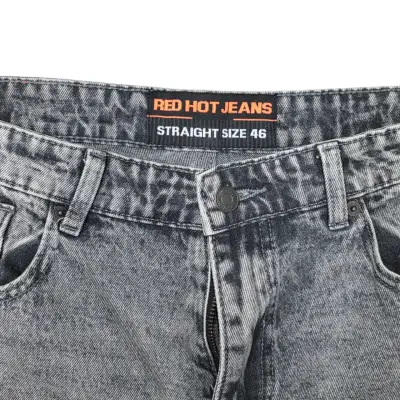 Jeans cargo gris con bolsillos laterales - miniatura 3