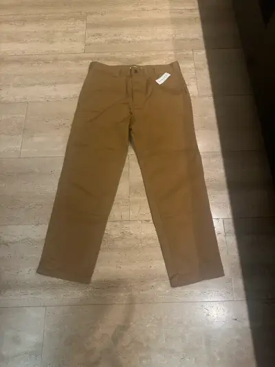 Pantalones marrones casuales para hombre - miniatura 1