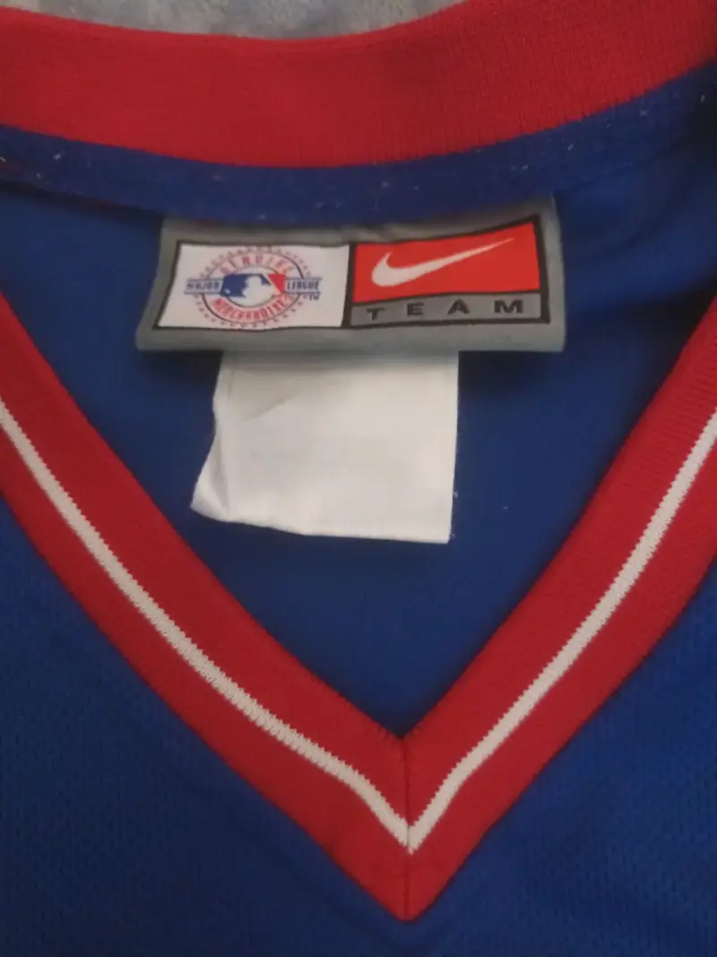 Polera Nike Rangers azul con cuello rojo - 3