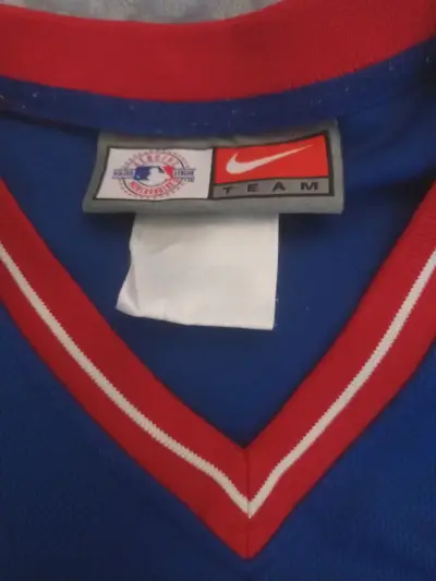 Polera Nike Rangers azul con cuello rojo - miniatura 3
