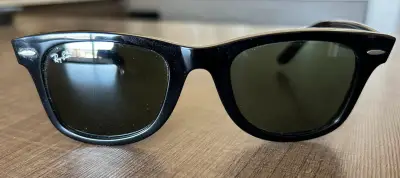 Gafas de sol Ray-Ban Wayfarer 4340 negras - miniatura 1