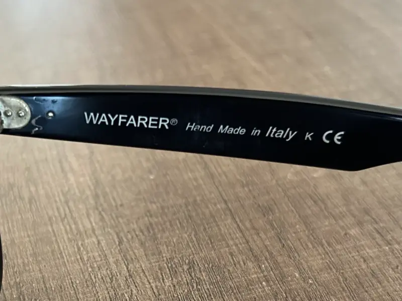 Gafas de sol Ray-Ban Wayfarer 4340 negras - 6