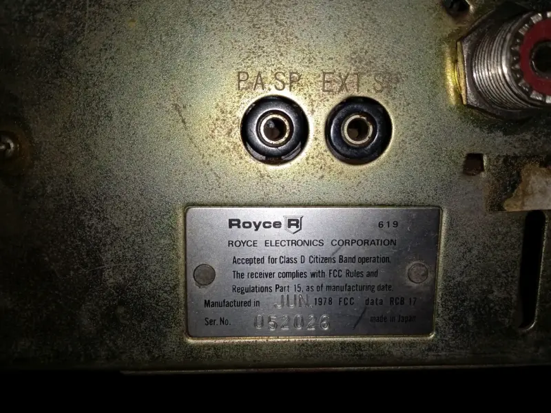 Radio CB vintage Royce 619 en buen estado - 5