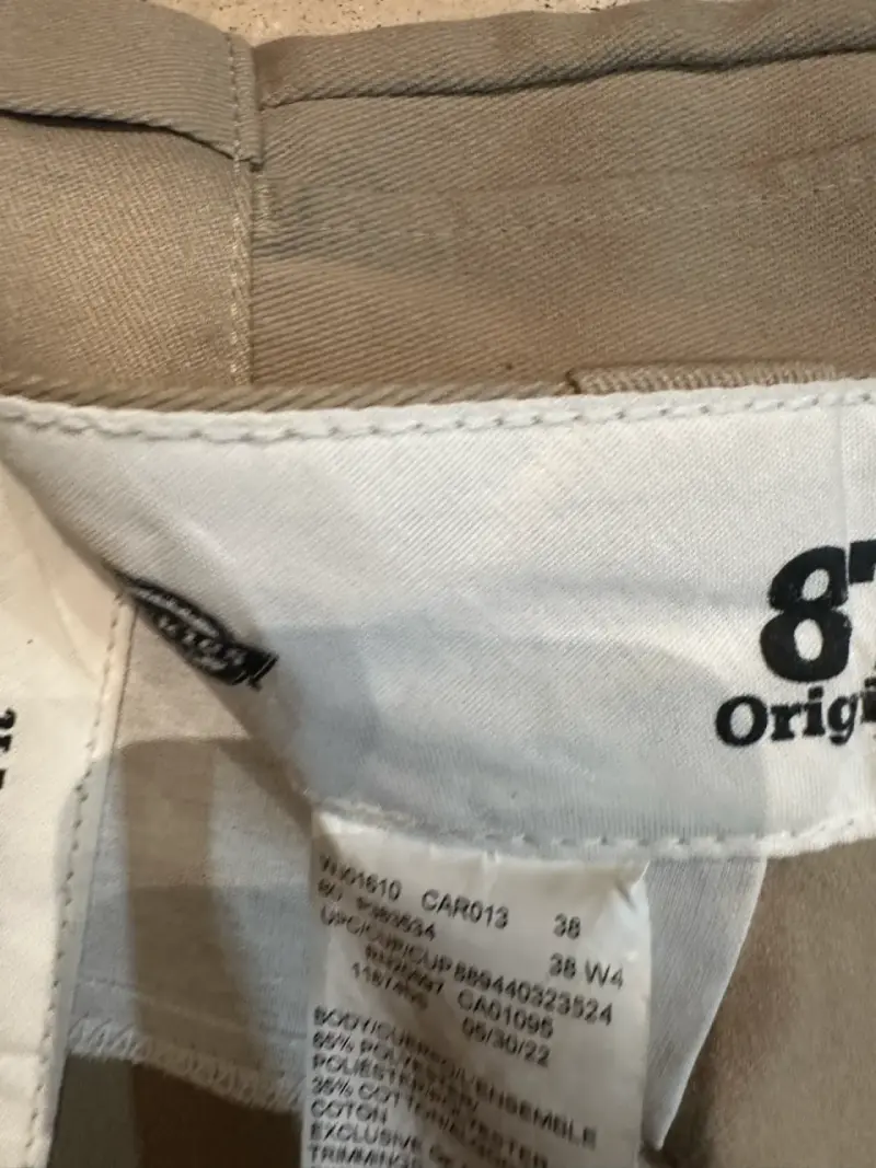 Pantalones de vestir beige para hombre - 3