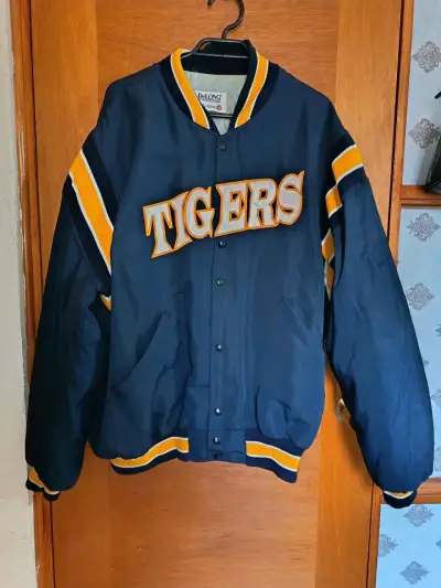 Chaqueta varsity azul DeLong Tigers - miniatura 1