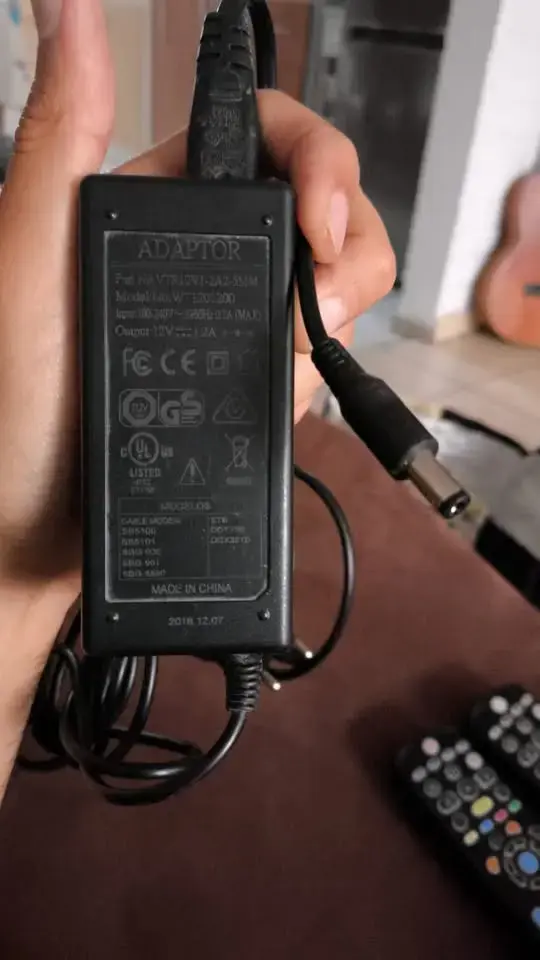 Cargador Transformador 12V 1.2A - Para Modem o Dec