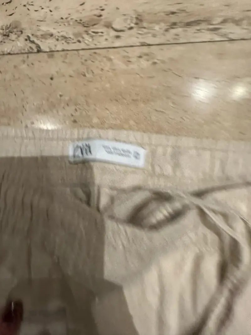 Pantalones beige casuales para hombre - 3