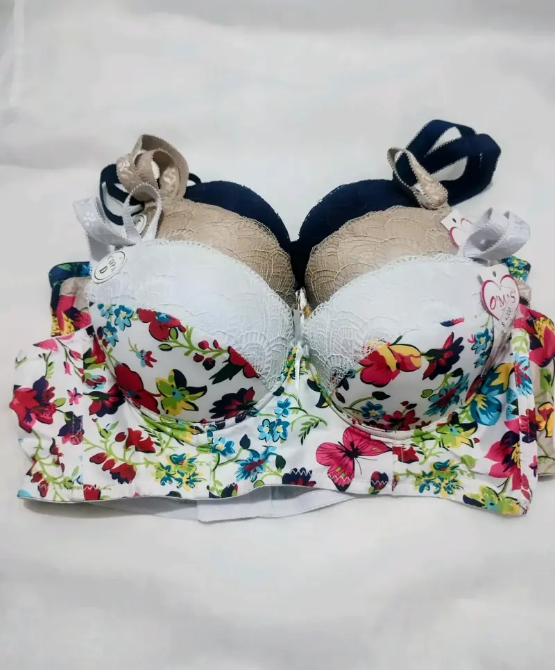 Conjunto de sostenes O'Mass con encaje floral - 2