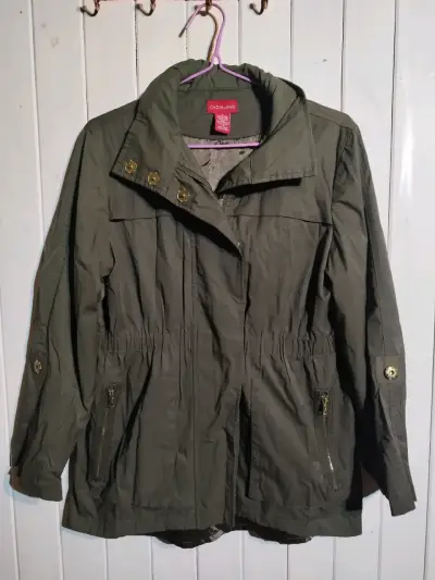 Chaqueta verde militar Cao Milano con bolsillos - miniatura 1