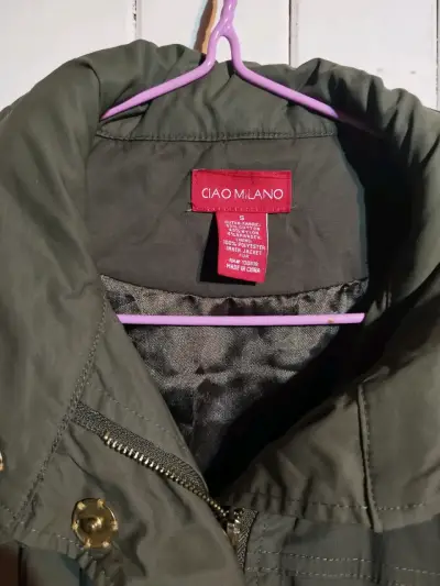 Chaqueta verde militar Cao Milano con bolsillos - miniatura 2