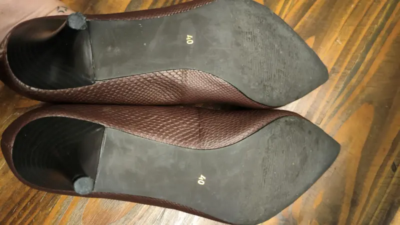Zapatos de tacón marrón número 40 - 4