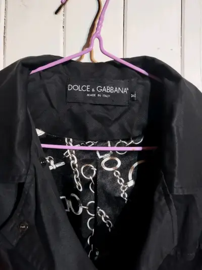 Abrigo negro Dolce & Gabbana elegante - miniatura 2