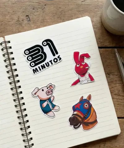 Set de Stickers 31 minutos 85u - miniatura 6