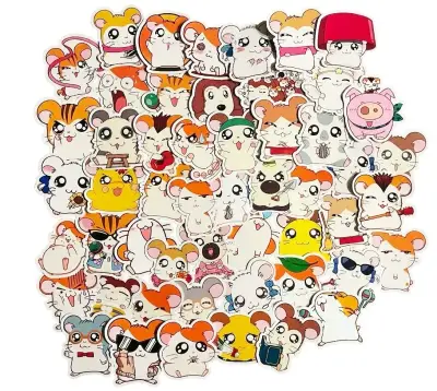 Set de stickers Hamtaro 50u - miniatura 1