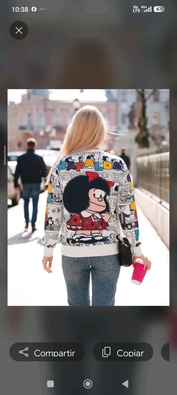 Polerón estampado Mafalda para mujer - 2